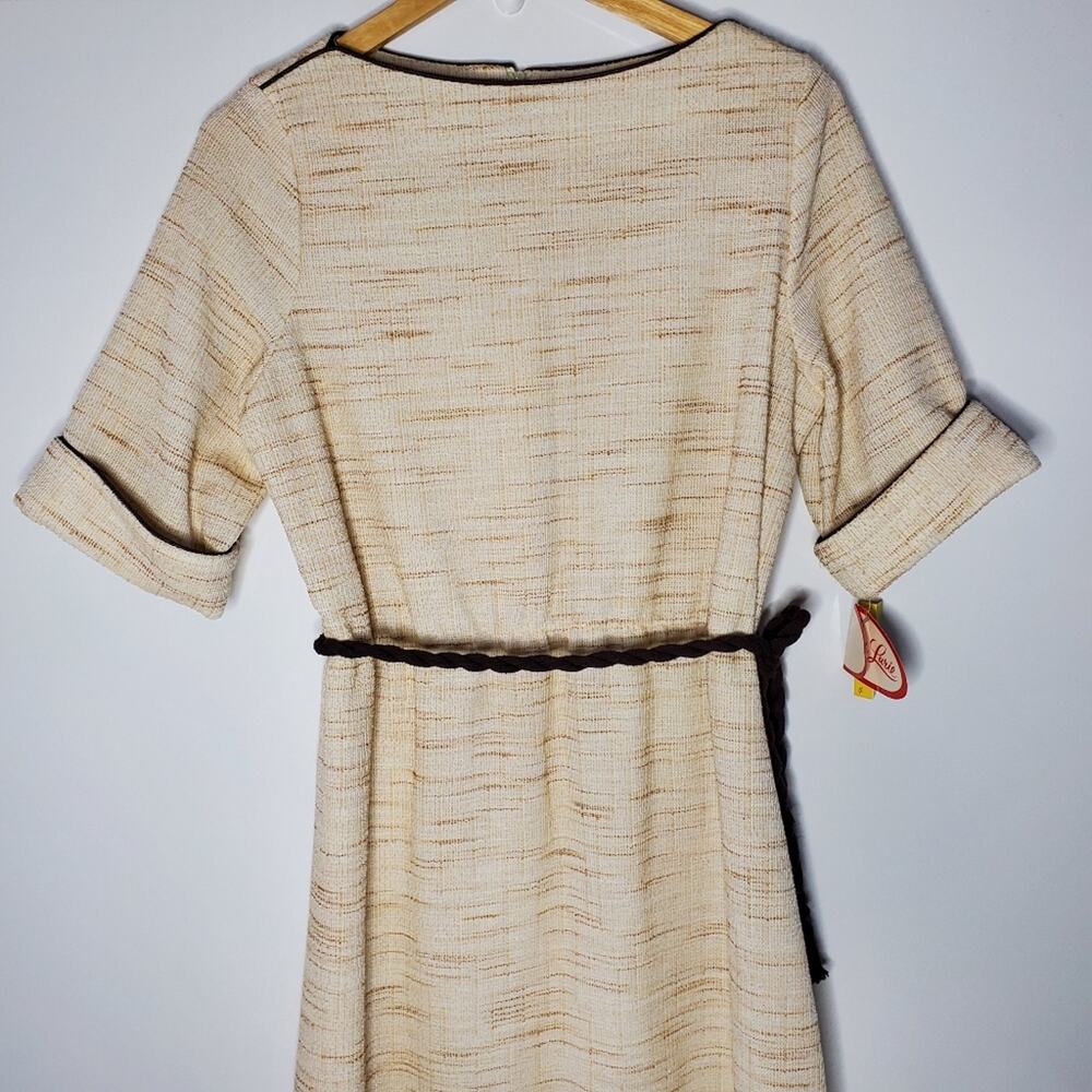 Trends by Jerrie Laurie rope belt fitted tunic Dress New Condition Size 14